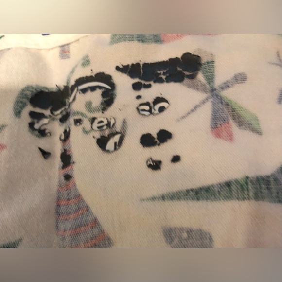 Butter-Soft dinosaur printed scrub top women’s size large - Picture 8 of 9